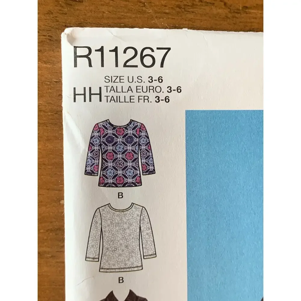 Simplicity Sewing Pattern R11267 Girls Jacket Vest Skirt Size 3 - 6 UNCUT